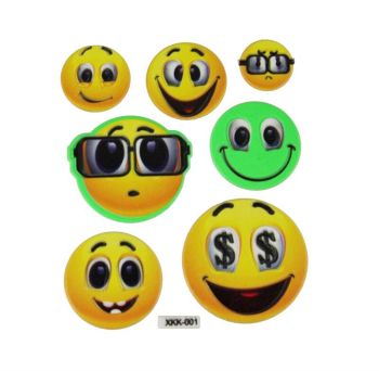 Assorted Smiley Face Stickers (30p per sheet)
