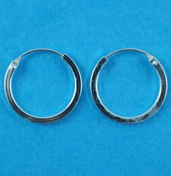 Silver Hoop Earrings (£2.20 Per Pair)