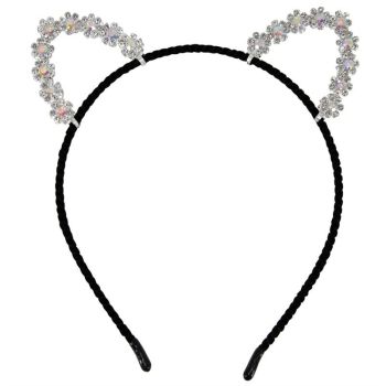 Diamante Flower Cat Ears  (95p Each)