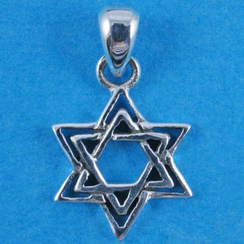 Silver Star Of David Pendant (£2.95 Each)