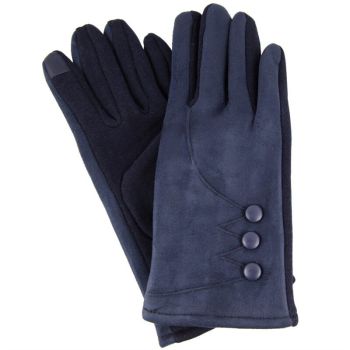 Ladies Suedette Touchscreen Winter Gloves (£2.50 Each)