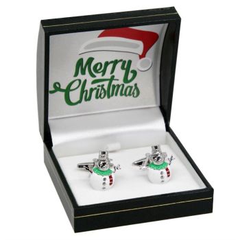 Snowman Cufflink Christmas Gift Offer (£4.20 Each)
