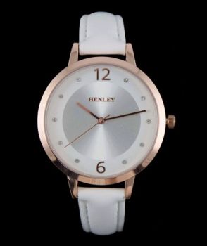 Ladies Henley Leatherette Strap Watch