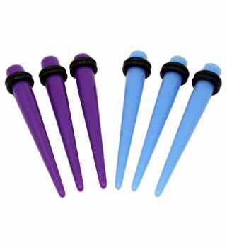 Assorted Plain Tapers (6mm x 50mm)