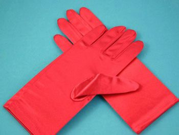 Ladies Short Satin Evening Gloves (£1.75 Each)