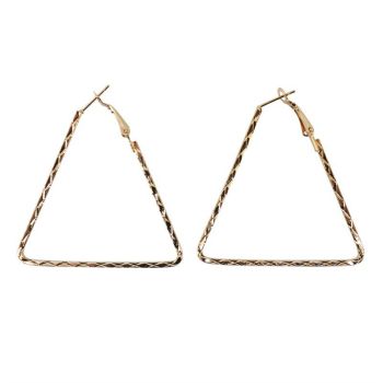 Triangular Hoop Earrings (55p Per Pair)