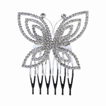 Diamante Butterfly Comb (£1.80 Each)