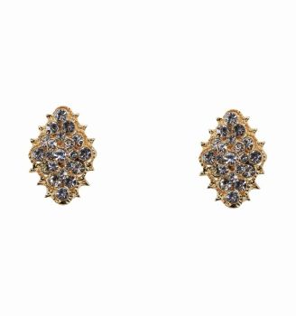 Diamante Clip-on Earrings (£1.20 Per Pair)