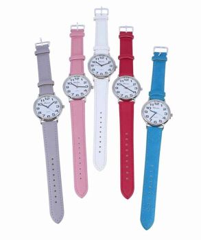 Ravel Large Dial Strap Watch (£3.30 Each)