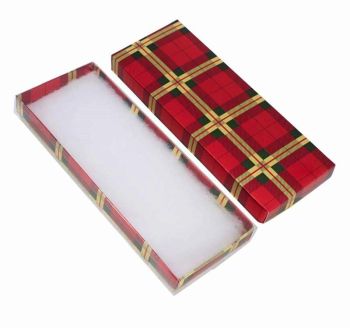 Tartan Card Box (25p each)
