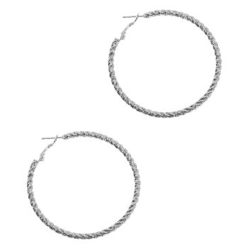 Pierced Twist Hoop Earrings (55p per pair)