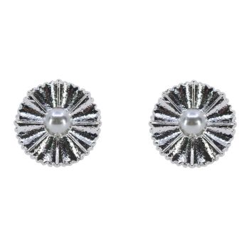 Pearl Clip-on Flower Earrings (70p Per Pair)