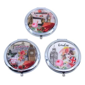 Assorted London Themed Compact Mirrors (£1.25 Each)