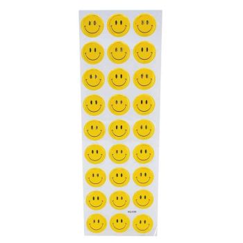 Embossed Smiley Face Emoji Stickers (30p per sheet)