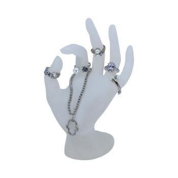 Frosted White Hand Jewellery Holder (£4.95 Each)