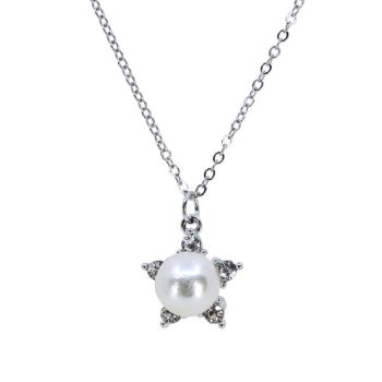 Venetti Diamante & Pearl Star Pendant (75p Each)