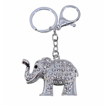 Diamante Elephant Bag Charm (£1.50 Each)