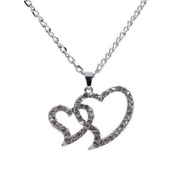 XXL Diamante Heart Pendant (£1.20 Each)