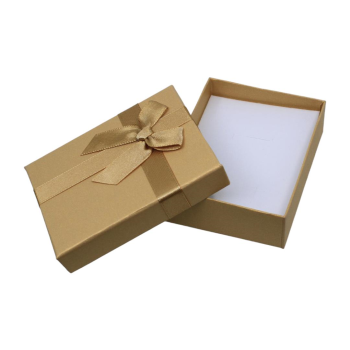 Assorted Colour Card pendant box with Ribbon Bow (£0.38 Each )