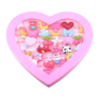 Boxed Assorted Kids Rings (£0.12 Each)