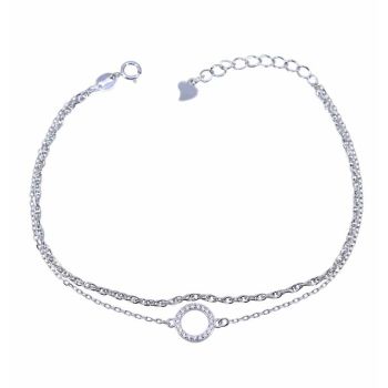 Silver Clear CZ Bracelet (£4.90 Each)