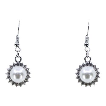 Venetti Diamante & Pearl Drop Earrings (£0.50 per pair)