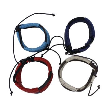 Unisex Leather and String Bracelet (£0.45 Each )