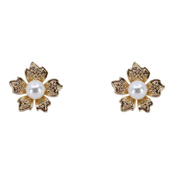 Pearl Flower Clip-on Earrings (£1 per pair)