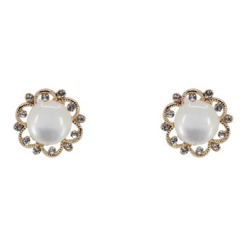 Diamante Clip-on Stud Earrings (£1 per pair)