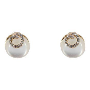 Diamante Clip-on Stud Earrings (£1.20 per pair)