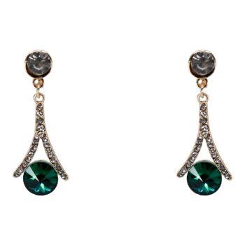 Diamante Clip-on Drop Earrings (£1.20 per pair)
