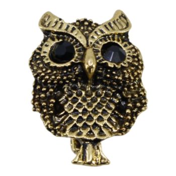 Assorted Diamante Owl Brooch (£0.50 Each)