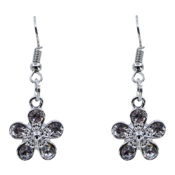 Venetti Diamante Flower Pierced Drop Earrings (£0.45p per pair)