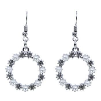 Venetti Diamante & Pearl Pierced Drop Earrings (£0.50p per pair)