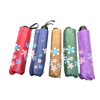 Ladies Telescopic Floral Handbag Umbrella (£2.75 Each )