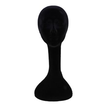 Black Polystyrene & Velvet Display Head (£6.50 Each)
