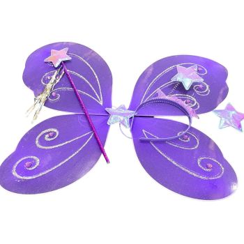 Kids Dressing Up Wings Crown And Wand Set (£1.20 Each )