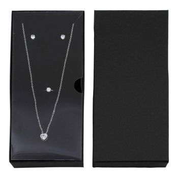 Black Card & Acetate Necklace Box (£0.55p Each)