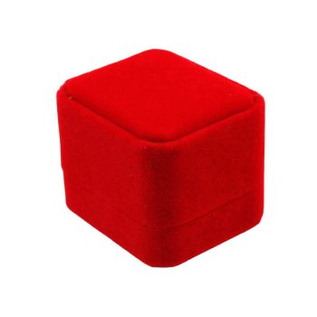 Red Velvet Ring Box (£0.65p Each)