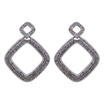 Diamante Pierced Drop Earrings (£1.95 per pair)