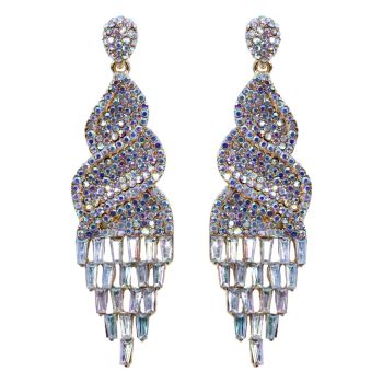 Diamante Drop Earrings (£3.25 per pair)