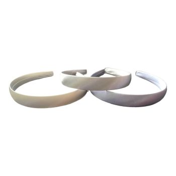 Plain Satin Alice Bands (approx 26p Each)