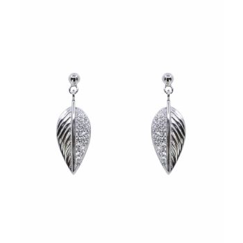 Silver Clear CZ Drop Earrings (£5.50 per pair)