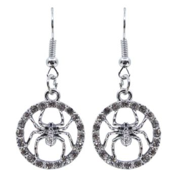 Venetti Diamante Spider Pierced Drop Earrings (£0.50 per pair)