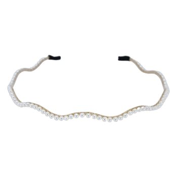 Wavy Pearl Headbands (£0.70p Each)