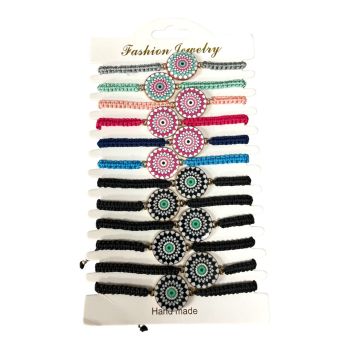 Girls/Ladies Spiralised Design Enamel Friendship Bracelets -(£0.30 Each )