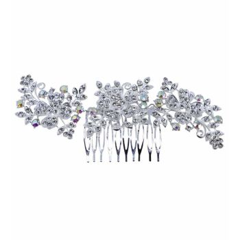 Diamante Flower Comb (£2.95 Each)