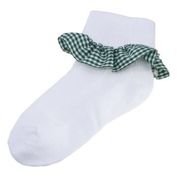 Assorted Back to School Girls Gingham Ankle Socks (£0.85p per pair)