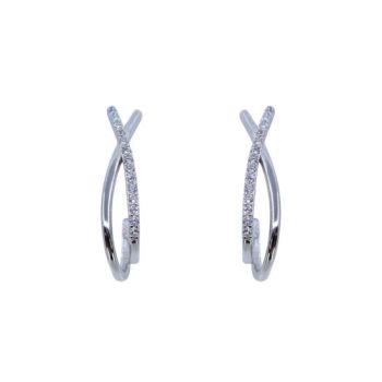 Silver Clear CZ Earrings (£5.20 Each)