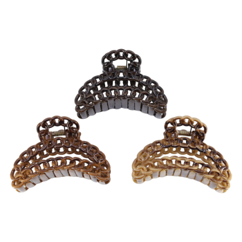Medium acrylic chain design clamps.
